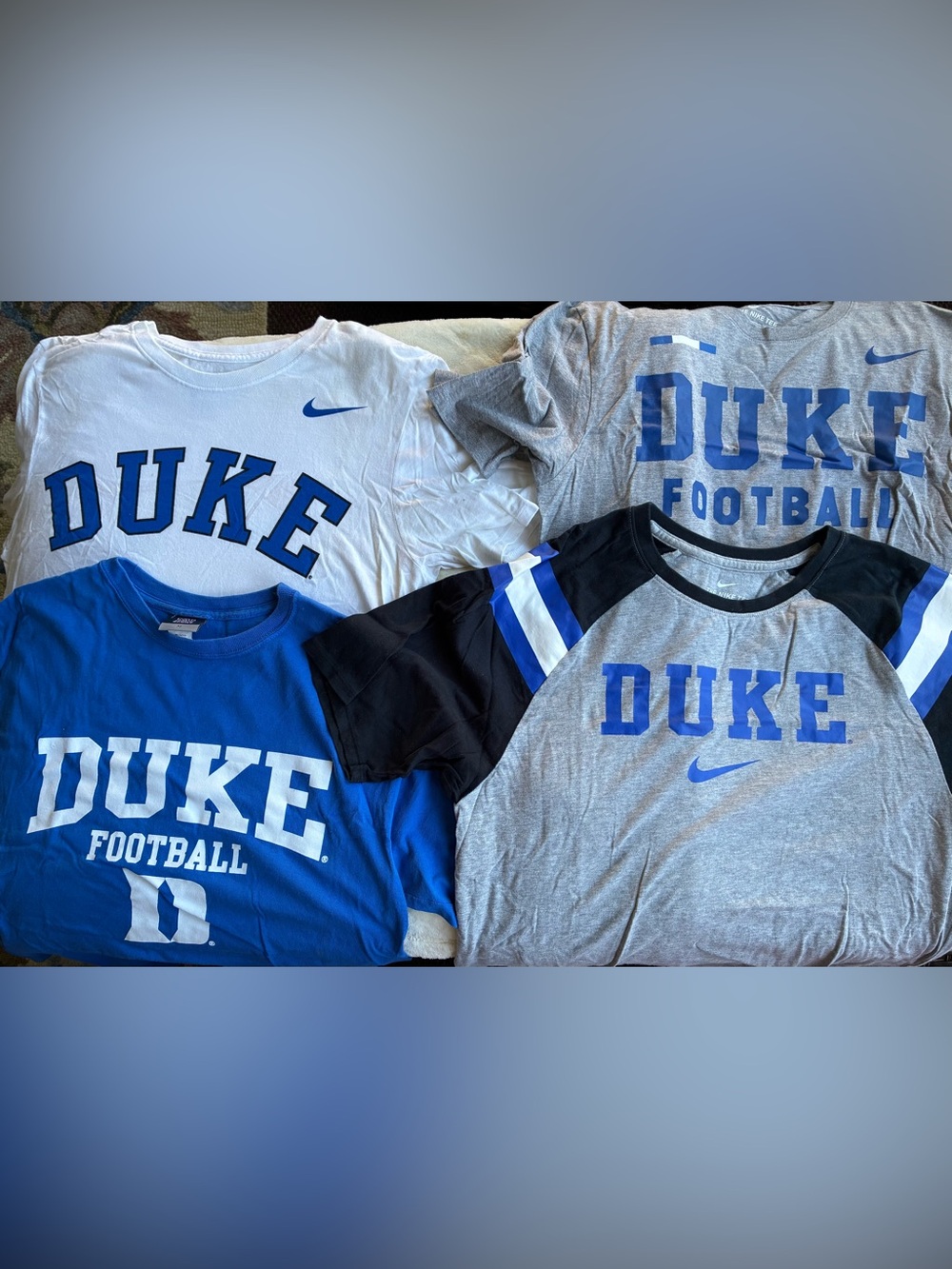 Lot Of 4 Duke Blue Devils T-Shirts Size M